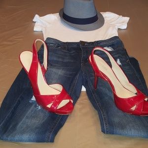 Guess Red HOT stilettos